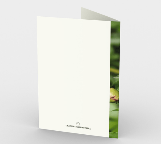 Blank Greeting Card | 5 x 7 | Purple Iris