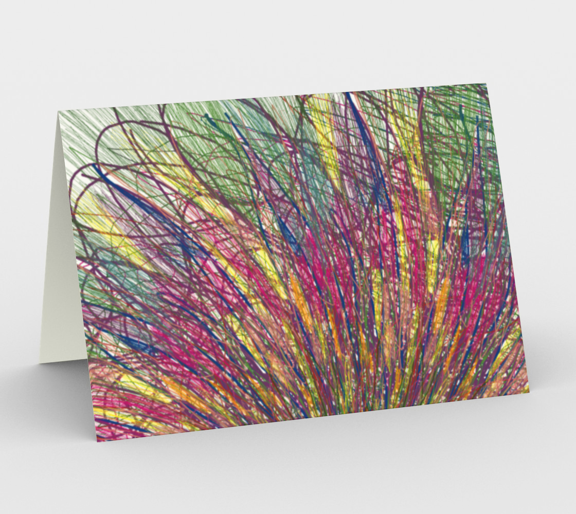 Blank Greeting Card | 5 x 7 | String Theory