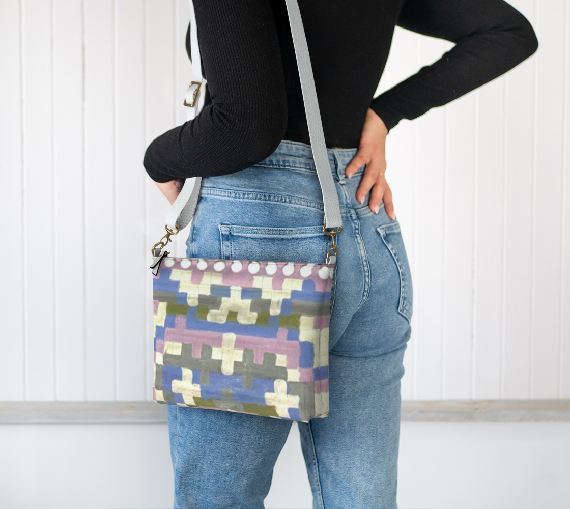 Vegan Leather Crossbody | Painted Mosaic