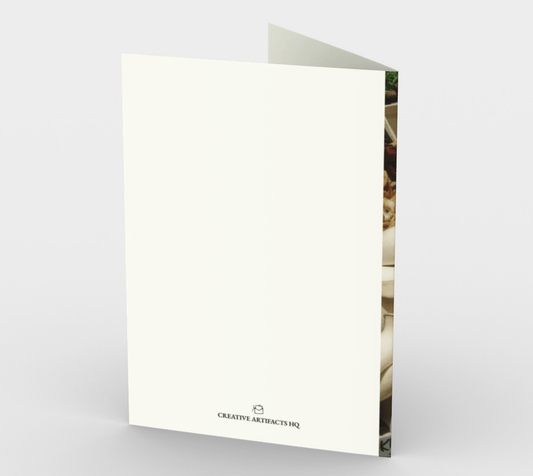 Blank Greeting Card | 5 x 7 | Market Funghi