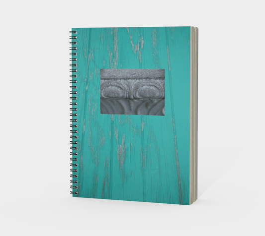 Spiral Sketchbook | Etched in Turquoise / Eyes of Stone