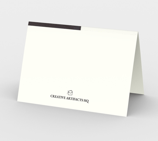 Blank Greeting Card | 5 x 7 | Polka Dotted