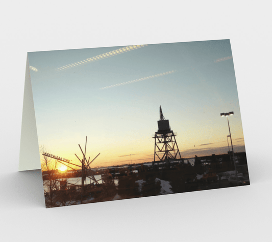 Blank Greeting Card | 5 x 7 | Brooklyn Sunset