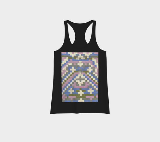 Racerback Tank Top | Painted Mosaic