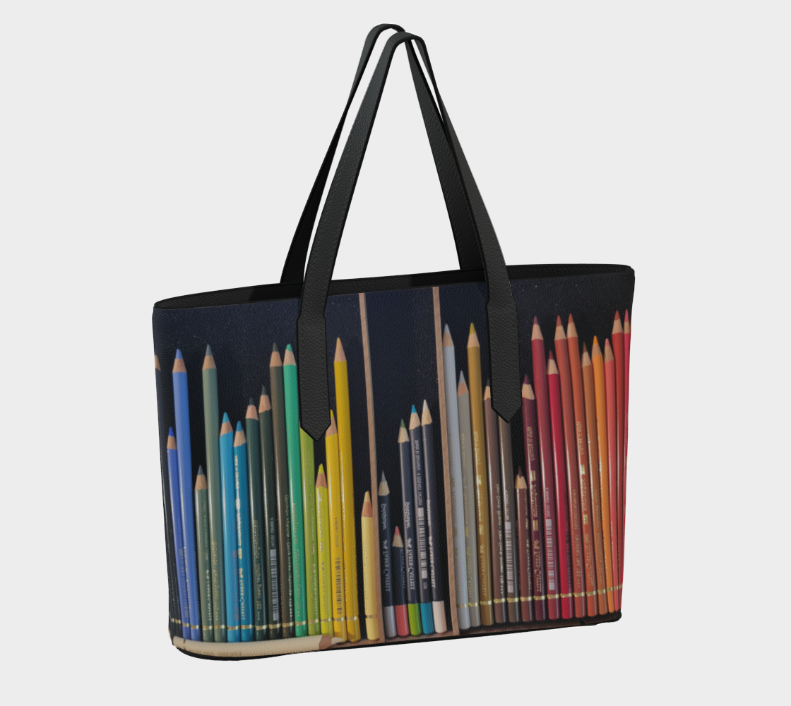 Vegan Leather Bag | Pencils