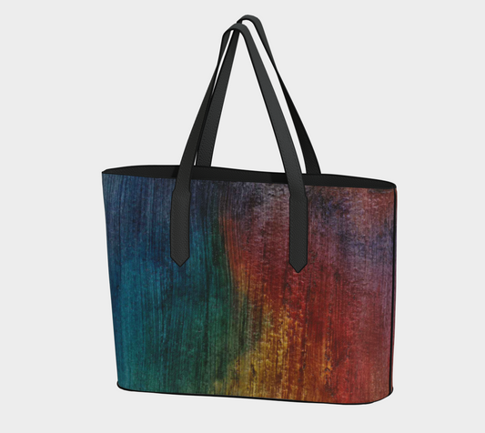 Vegan Leather Bag | Painted