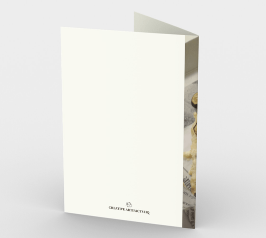 Blank Greeting Card | 5 x 7 | Fig Pizza