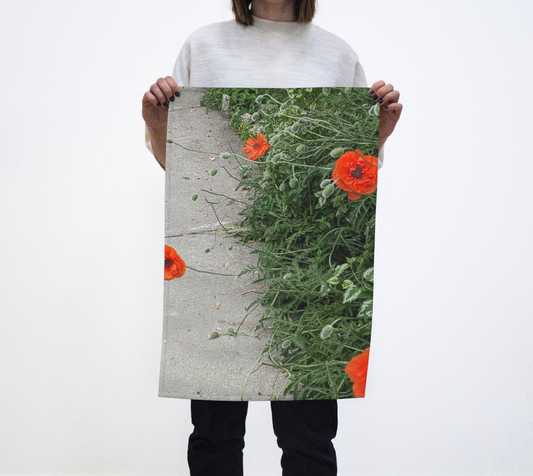 Tea Towel | Peripheral Poppies