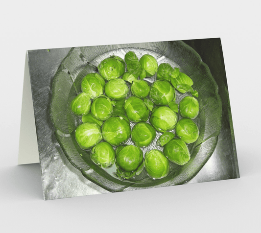 Blank Greeting Card | 5 x 7 | Brussel Sprouts