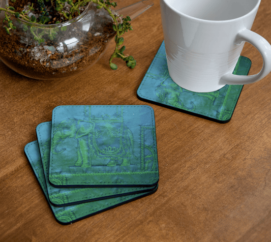 Coasters | Woven Elephant