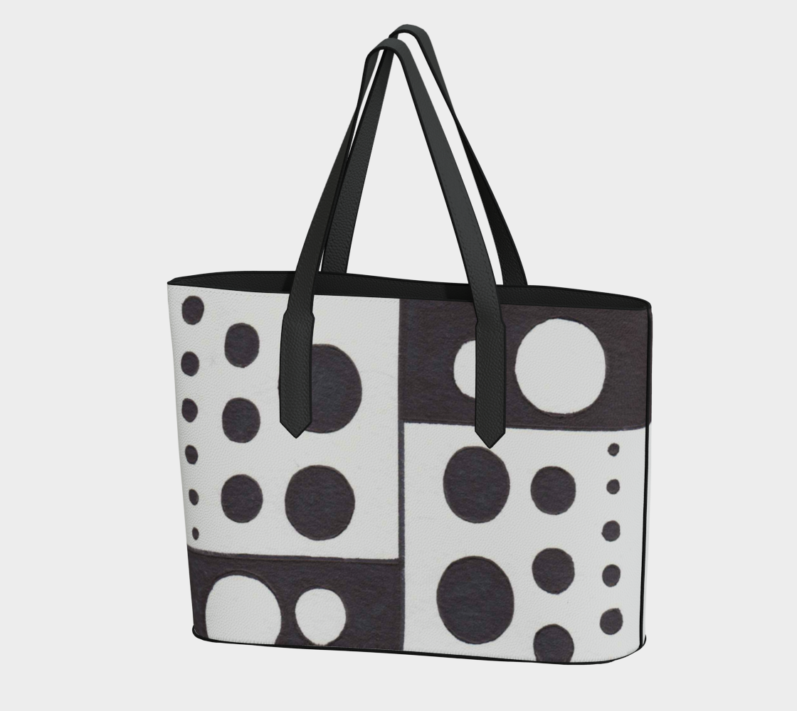 Vegan Leather Bag | Polka Dotted