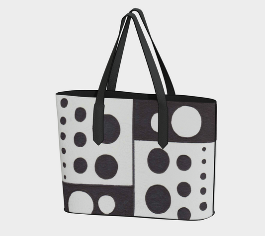 Vegan Leather Bag | Polka Dotted