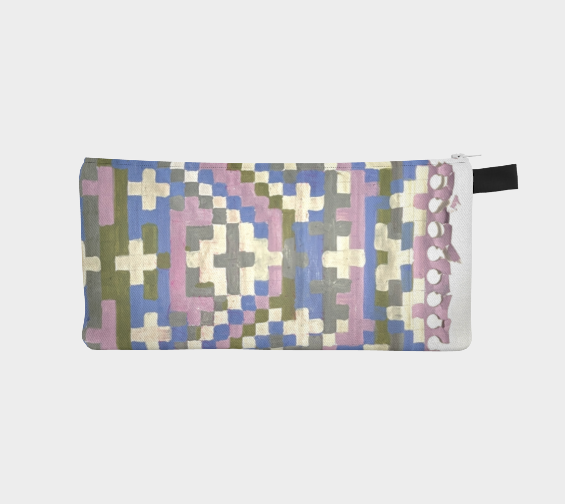 Pencil Case | Horizontal Painted Mosaic
