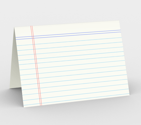 Blank Greeting Card | 5 x 7 | Loose Leaf