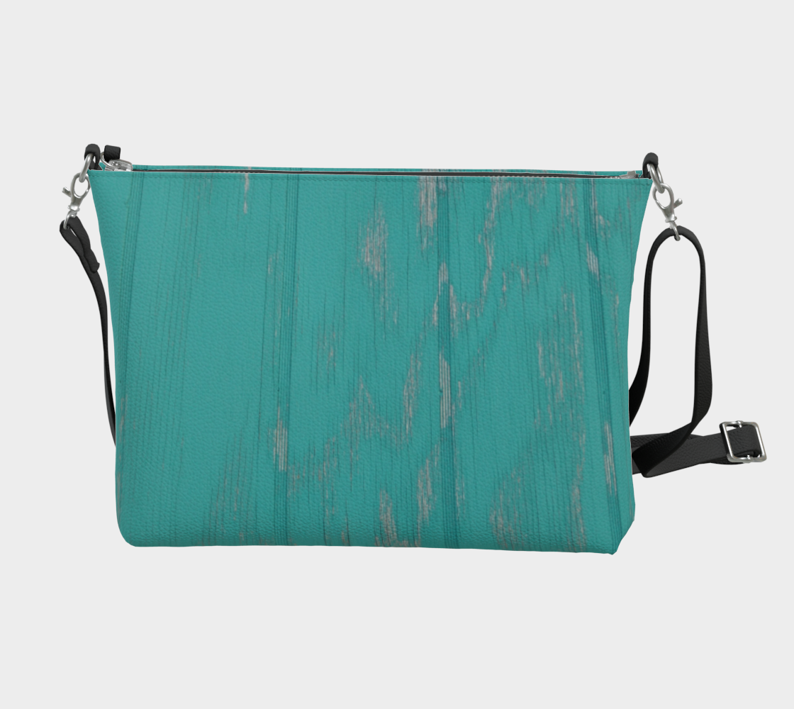 Vegan Leather Crossbody | Turquoise Urban Decay