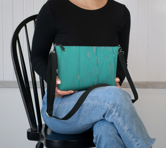 Vegan Leather Crossbody | Turquoise Urban Decay