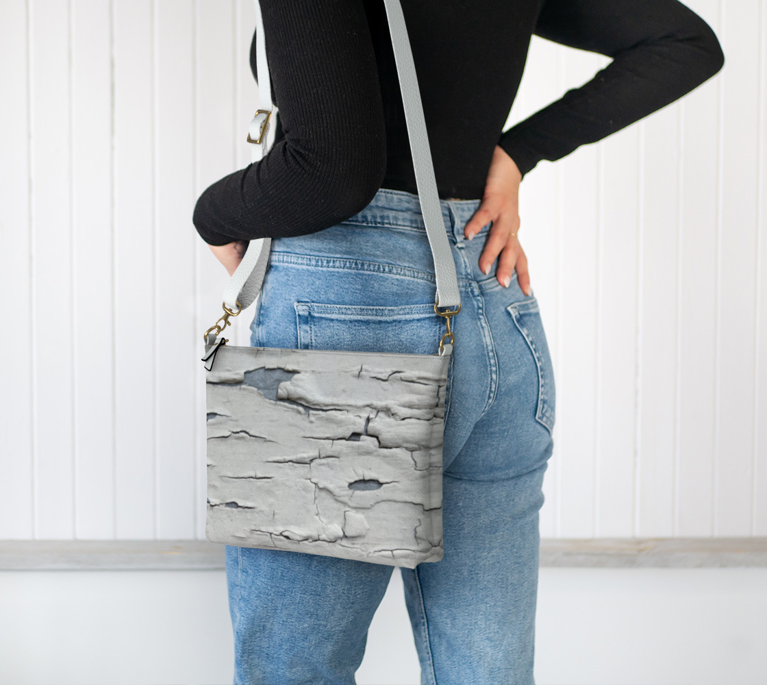 Vegan Leather Crossbody | Peeling Paint