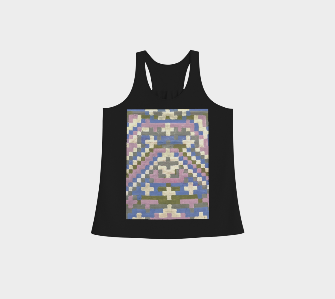 Racerback Tank Top | Painted Pastel Mosaic