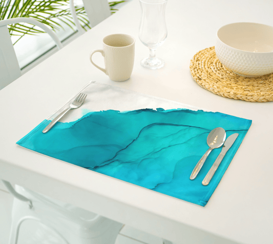 Placemat | Blue Ink Wave