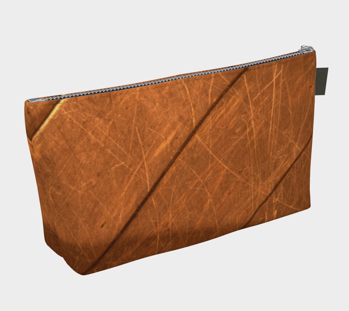 Scratched slats Makeup bag