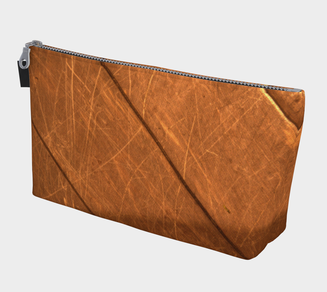 Scratched slats Makeup bag