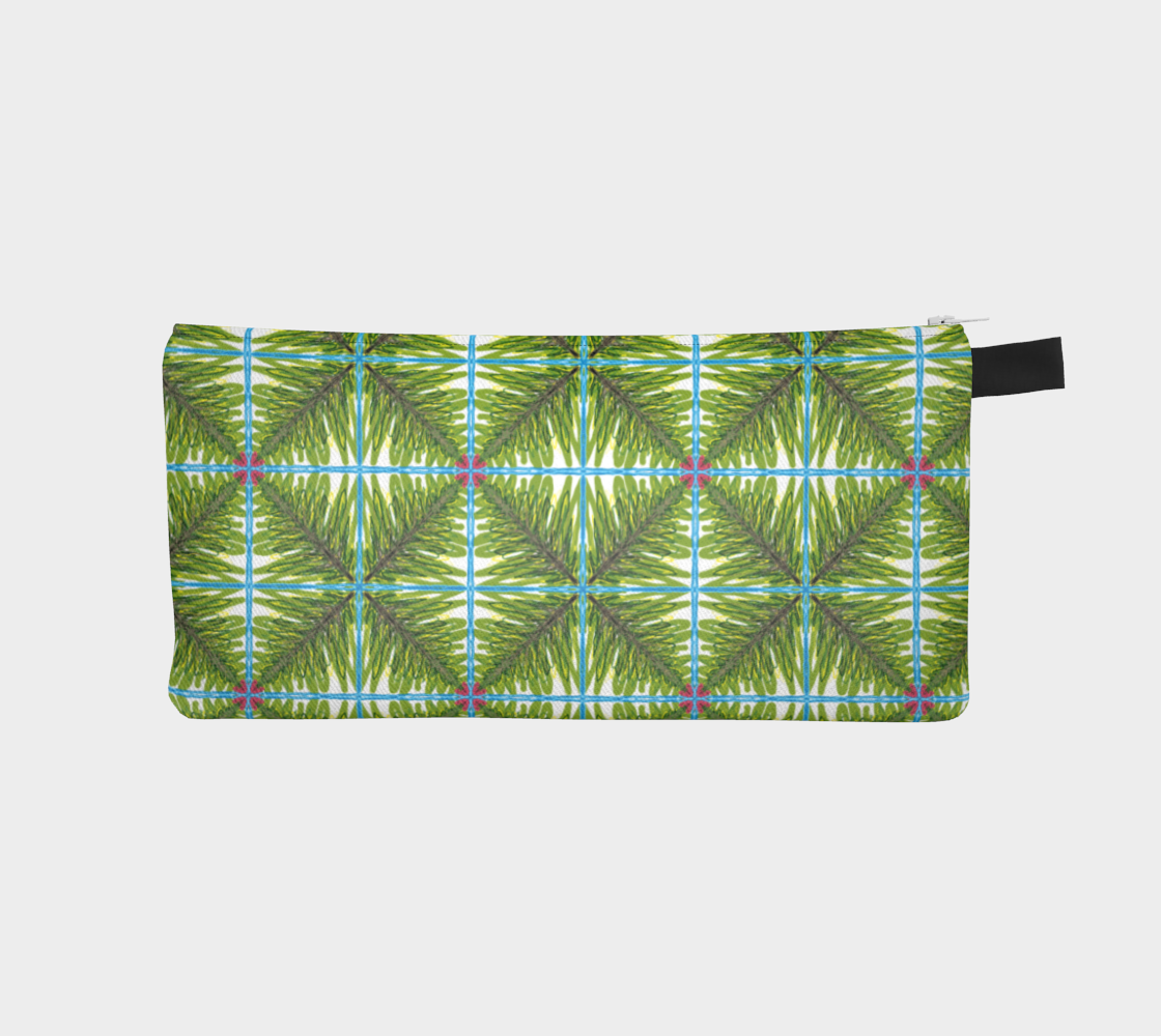 Repeating fern Pencil cAse