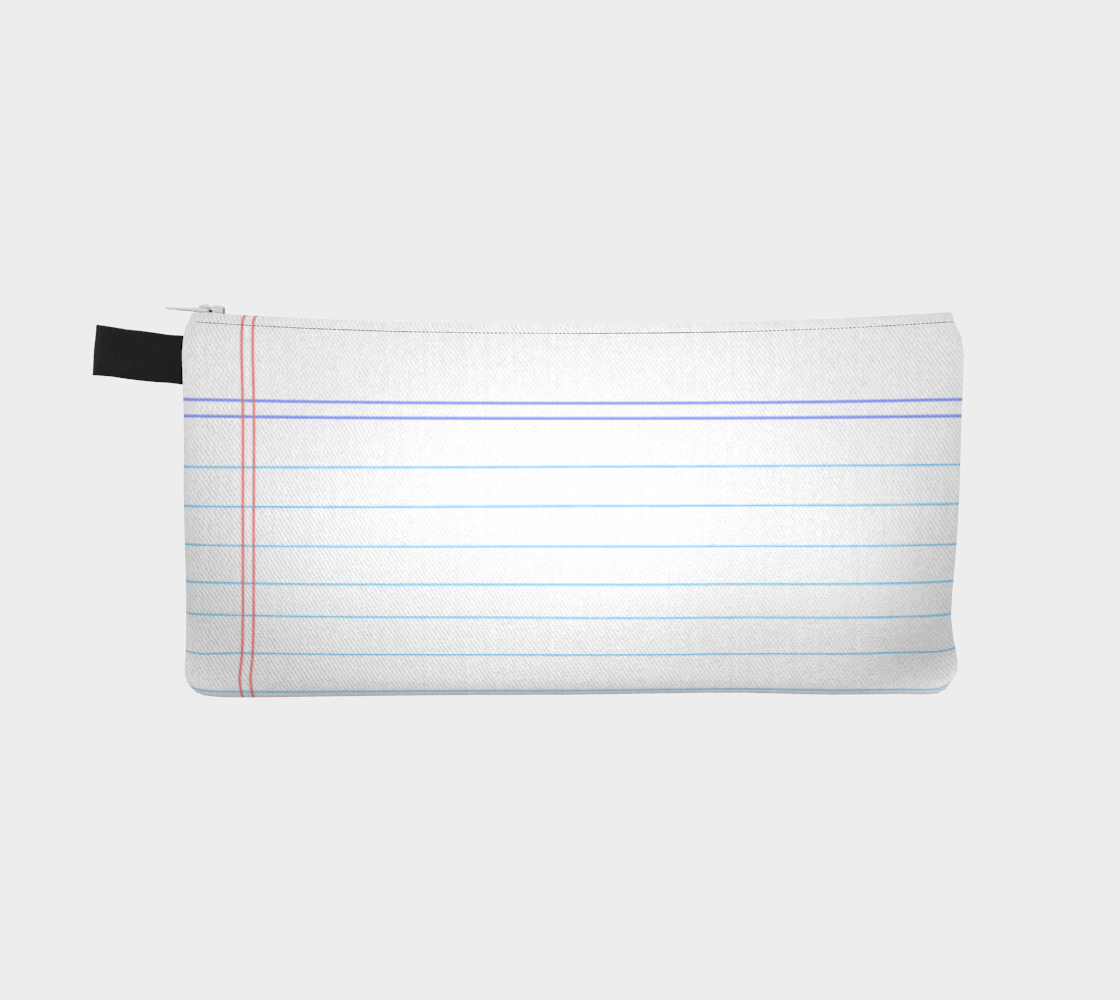 Cotton Canvas Pencil Case | Loose Leaf