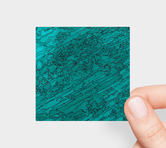 Sticker | Etched in Turquoise