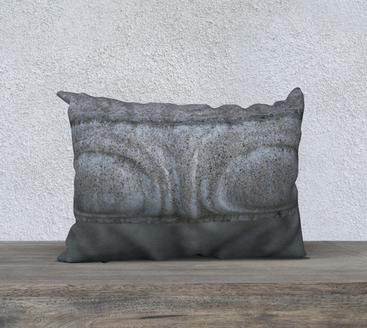 Throw Pillow Cover | 20 x 14 | Eyes of Stone