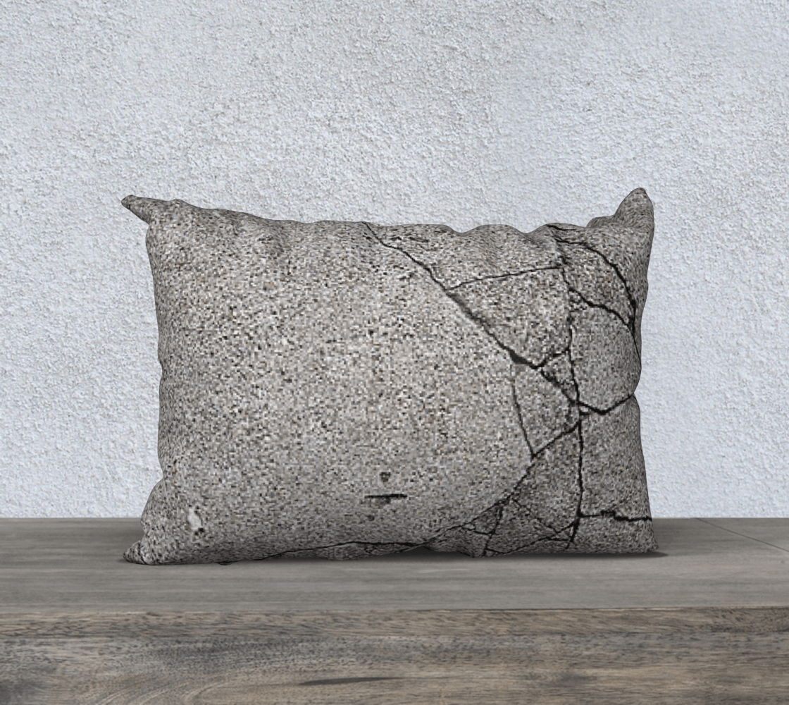 Pillow | Cracked Concrete