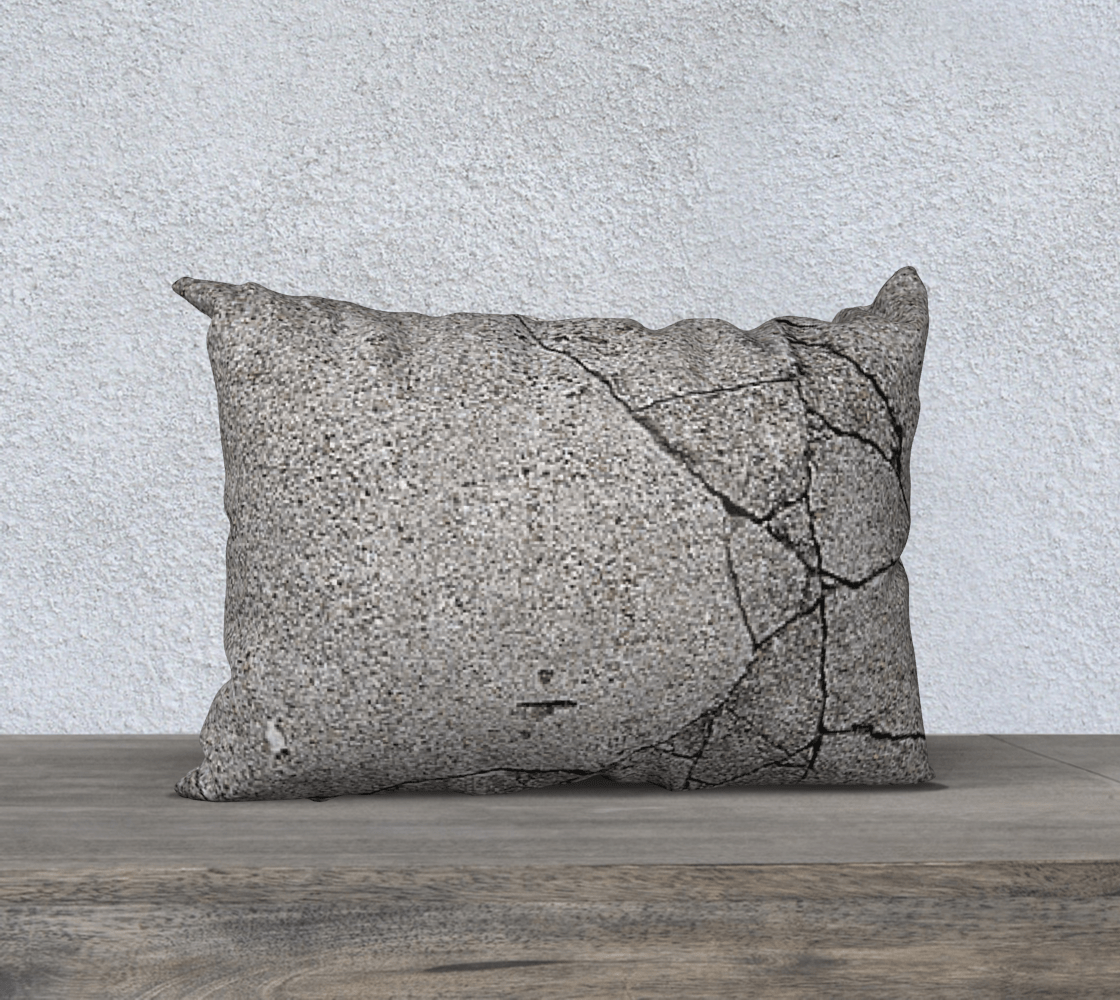 Pillow | Cracked Concrete