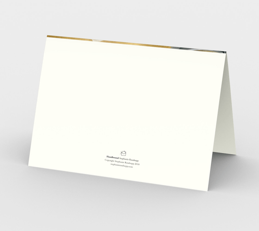 Blank Greeting Card | Coffee Swirl