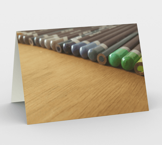 Blank Greeting Card | Pencils