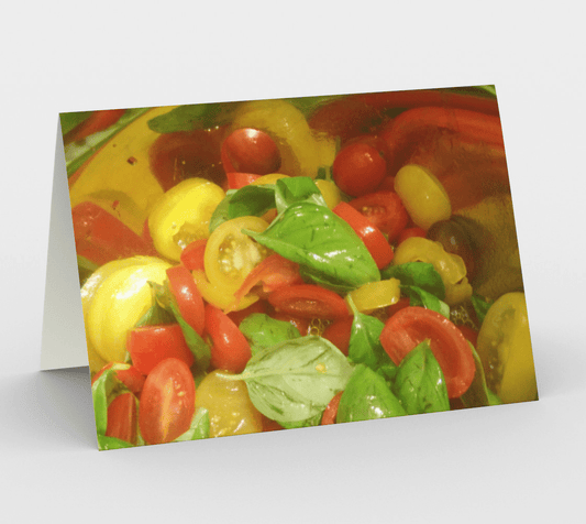 Blank Greeting Card | Fresh Salad