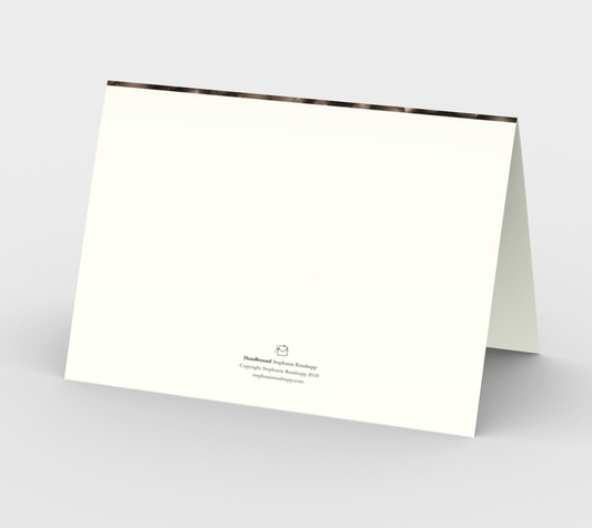 Blank Greeting Card | Black Beans