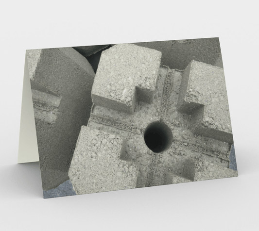 Blank Greeting Card | Cinder Block