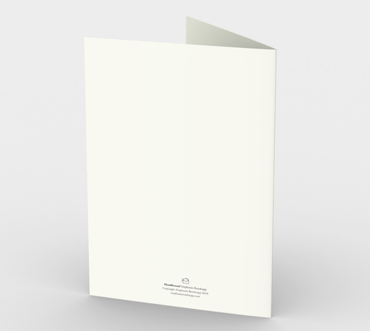 Blank Greeting Card | Chez Fred