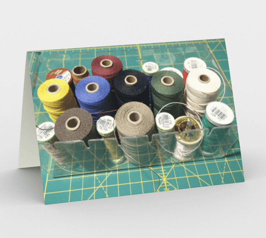Blank Greeting Card | Spools of Thread
