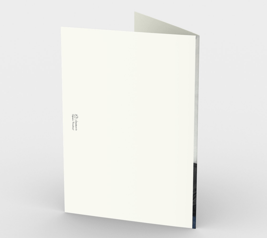 Blank Greeting Card | Snowshoes