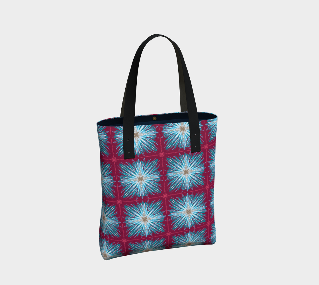 Royal Snowflake Tote Bag