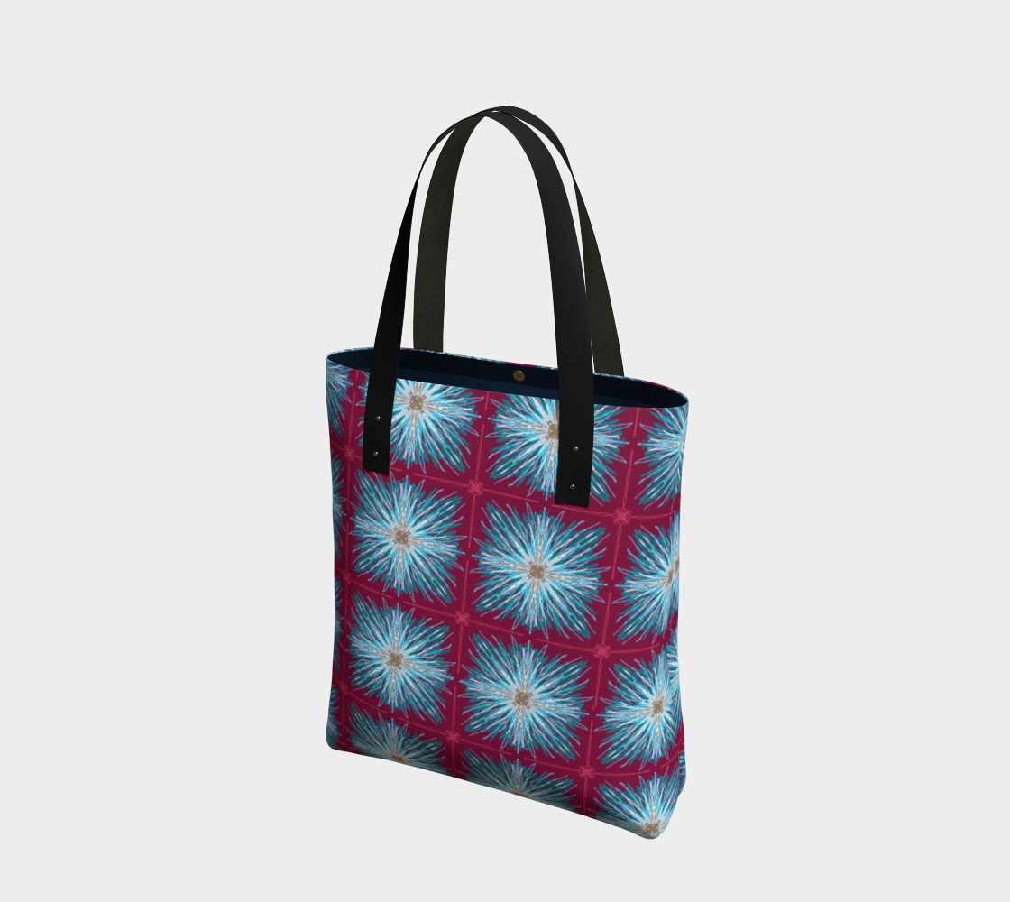 Royal Snowflake Tote Bag