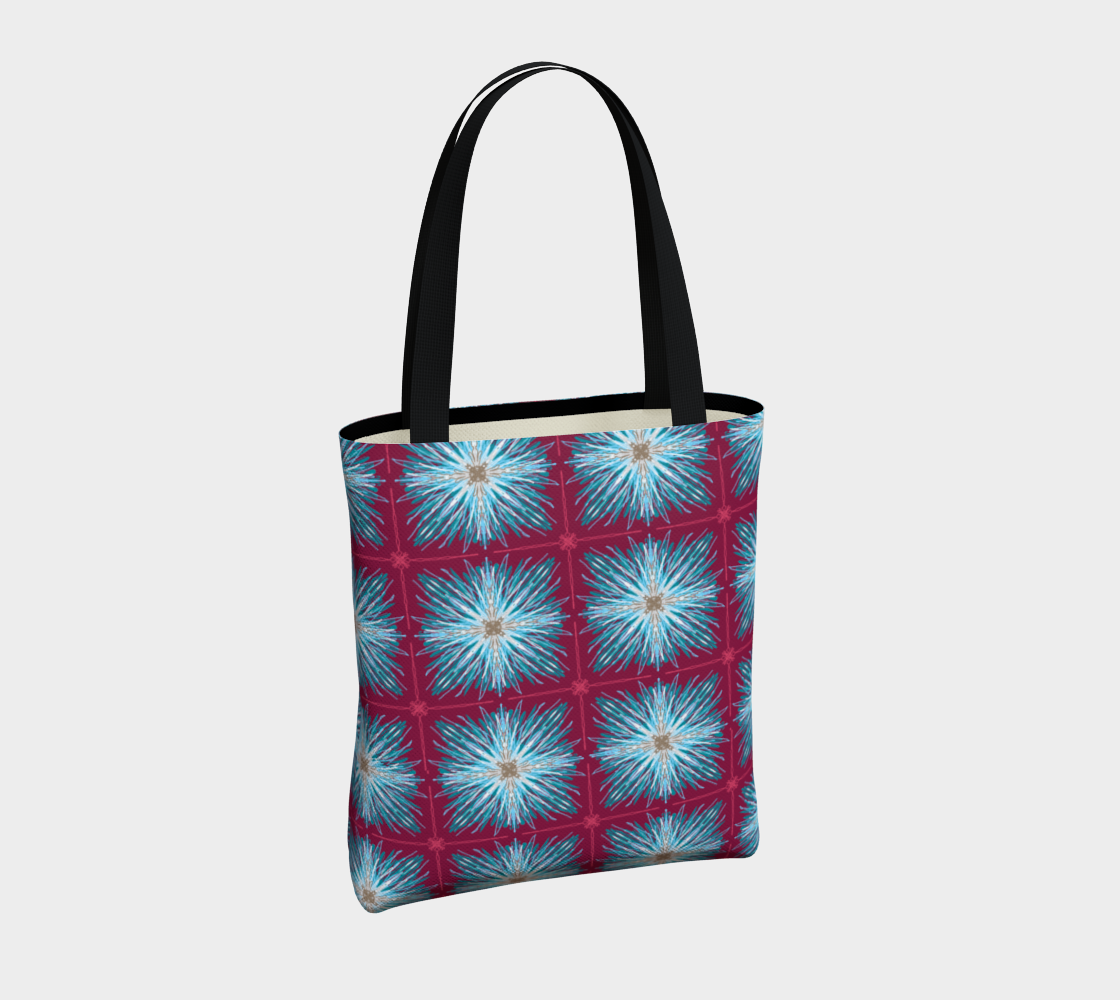 Royal Snowflake Tote Bag