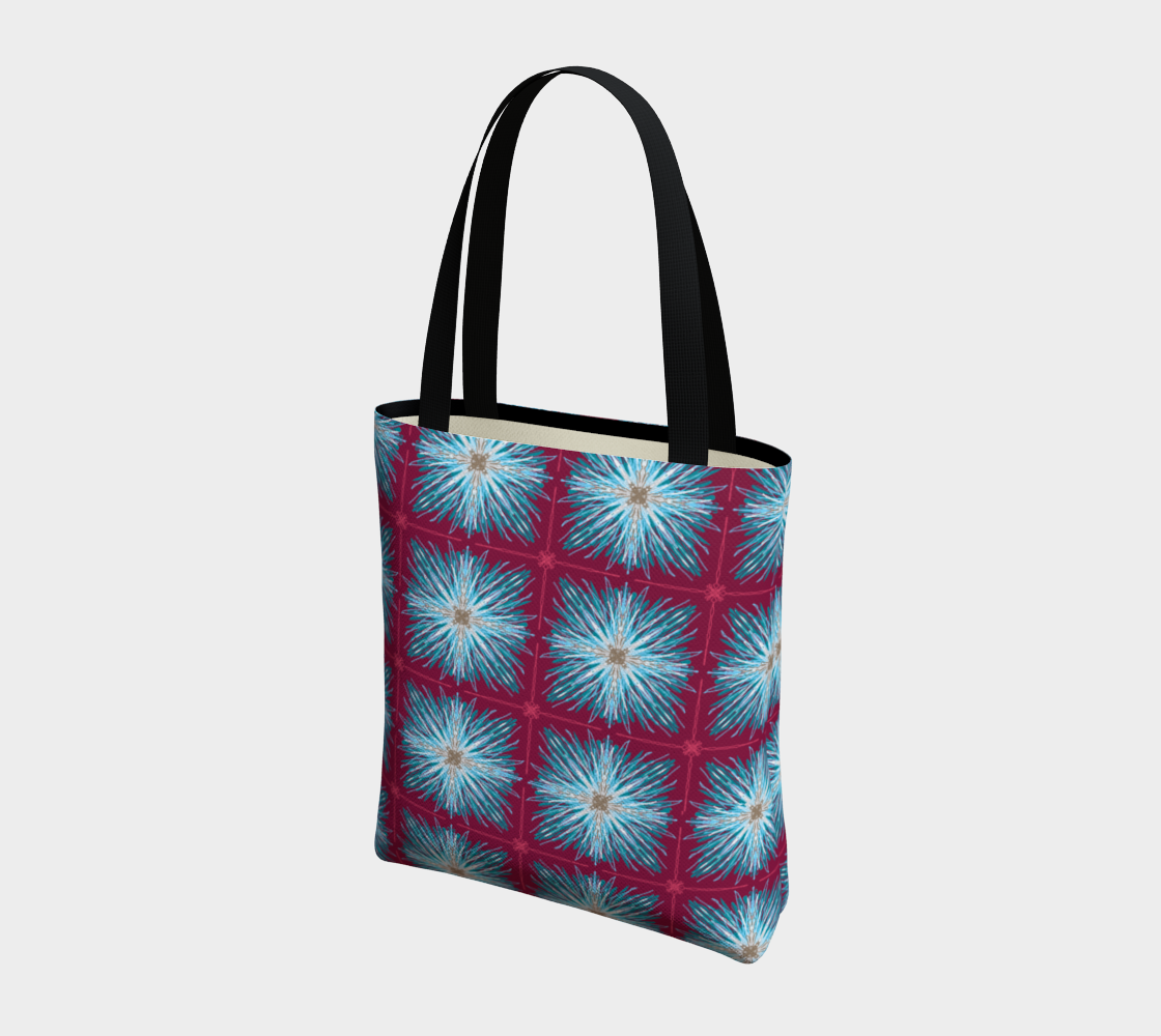 Royal Snowflake Tote Bag