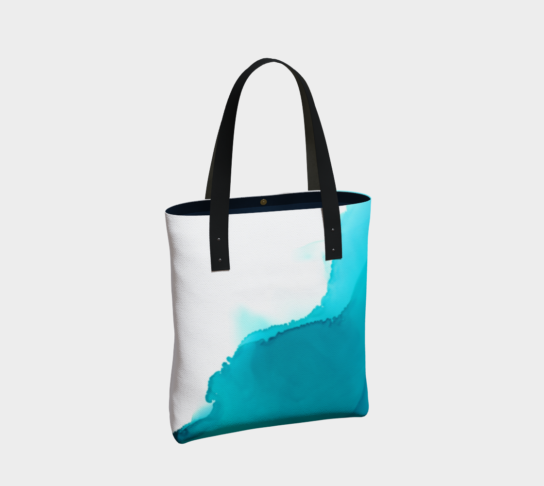 Vegan leather tote