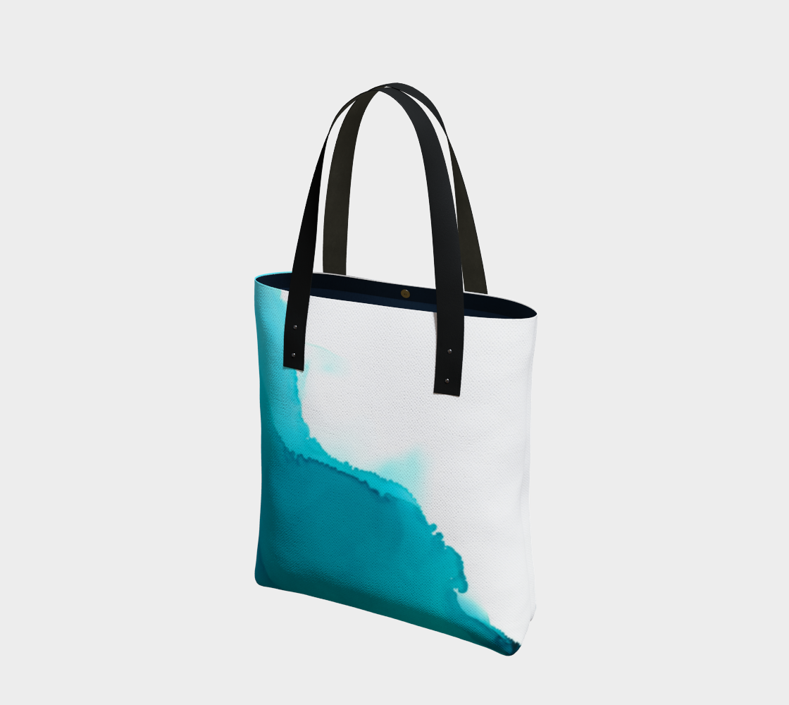 Vegan leather tote