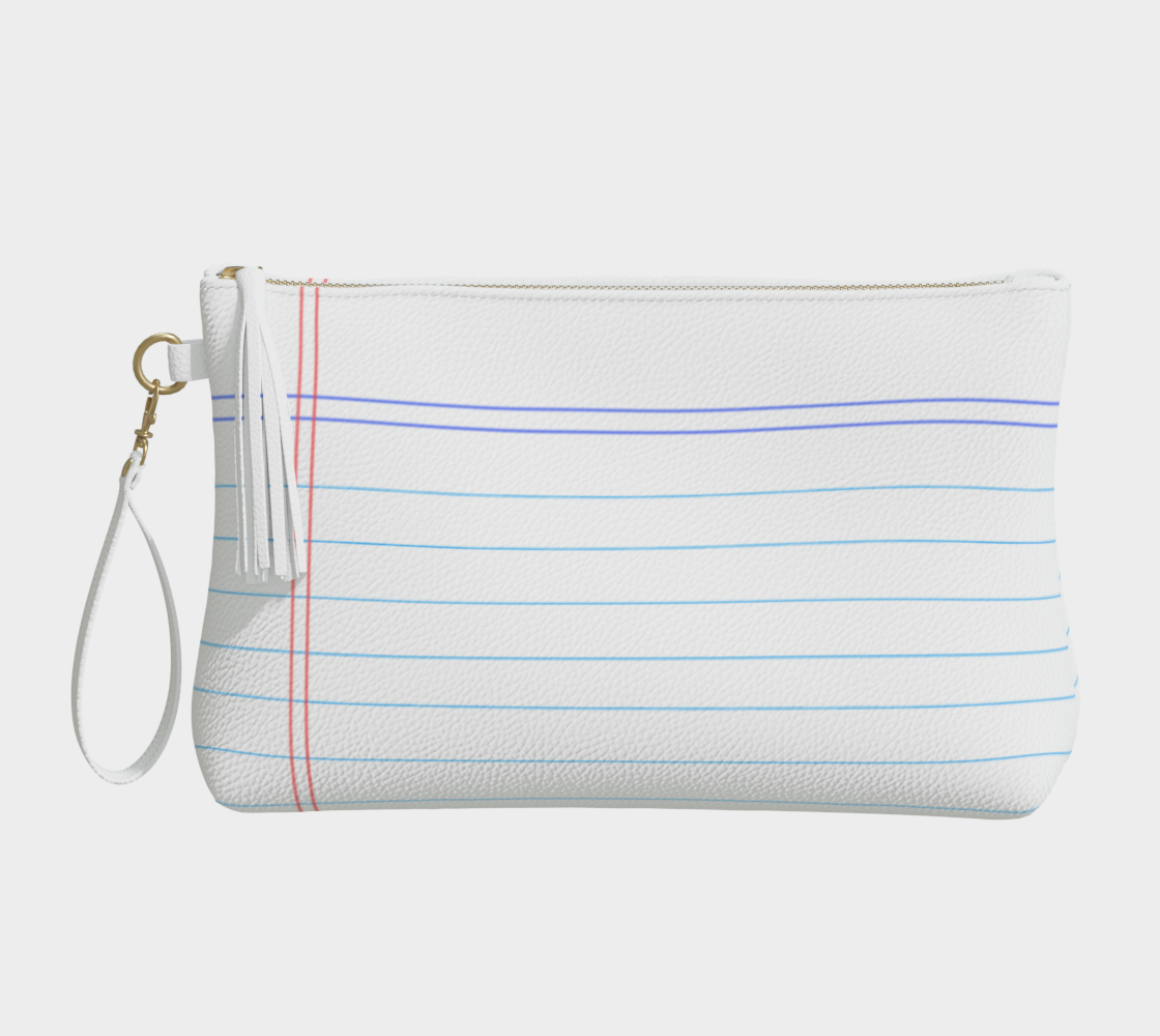 Vegan Leather Zipper Bag