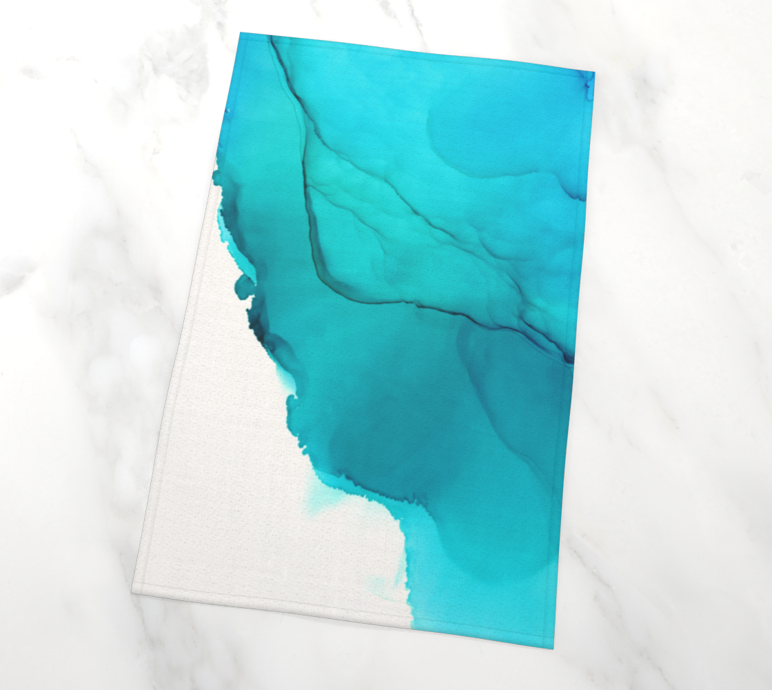 Tea Towel | Ink wave