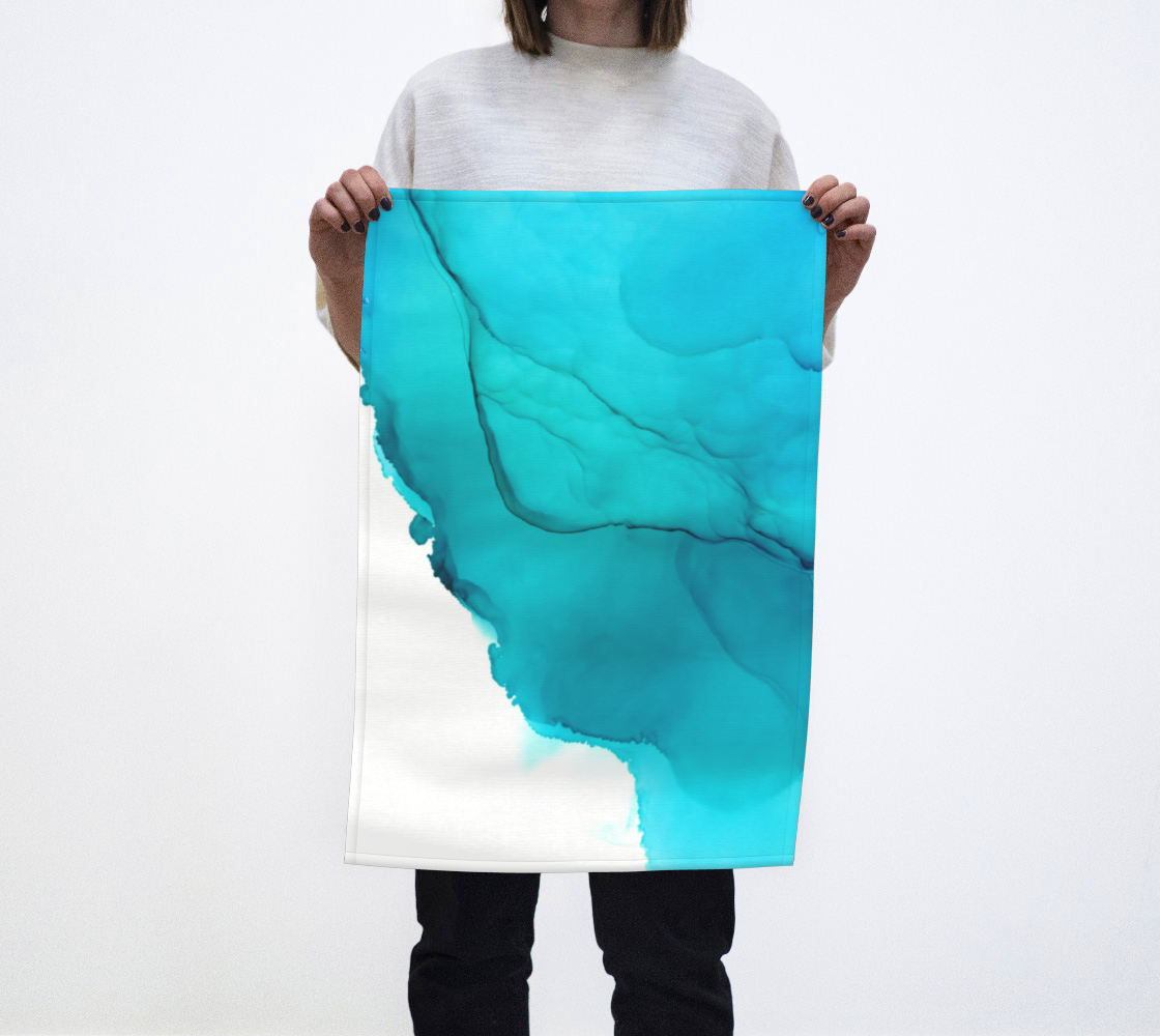 Tea Towel | Ink wave